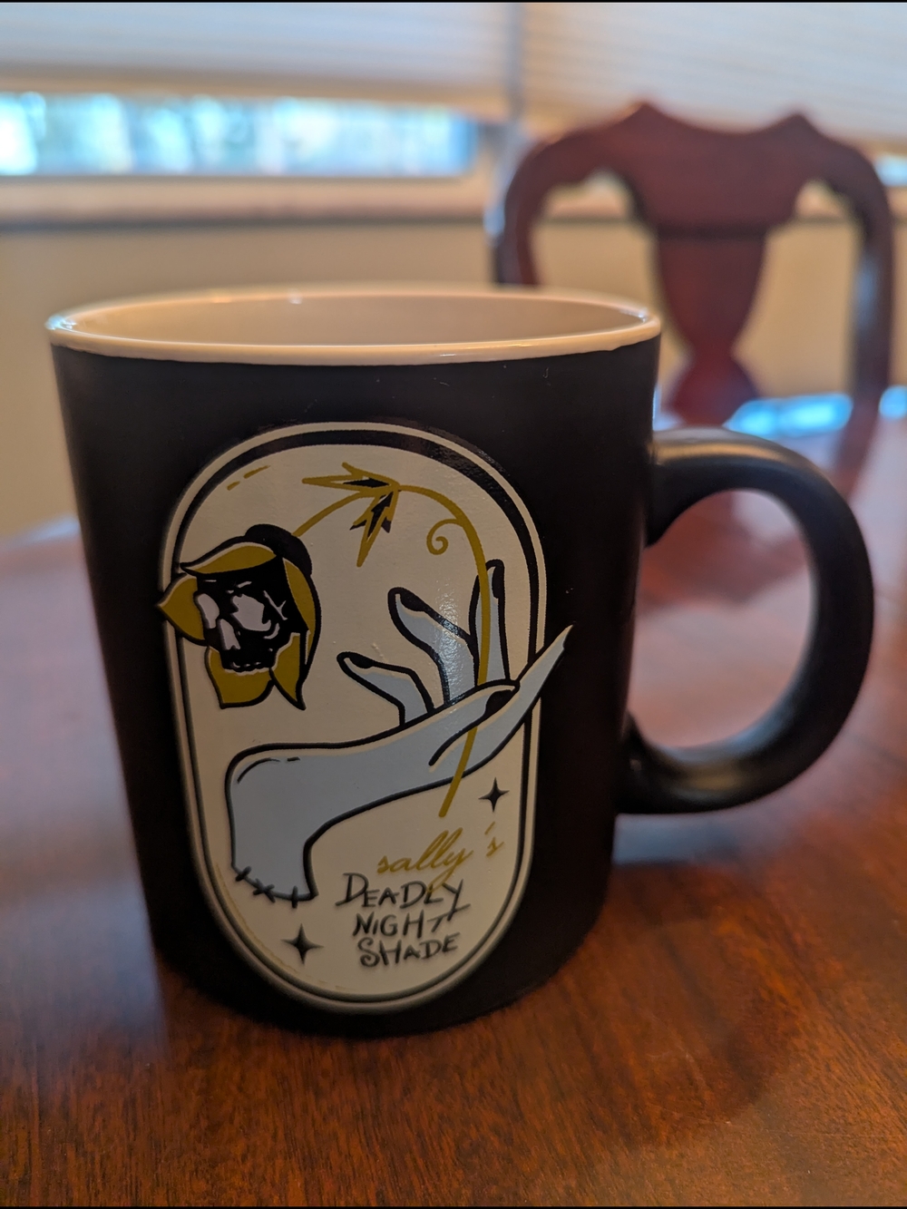 Disney Halloween Deadly Night Shade Coffee Mug  Nightmare Before Christmas